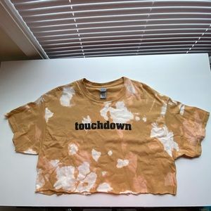 Cropped game day shirt